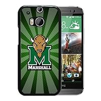 NCAA Marshall Thundering Herd 10 Black Hard Shell Phone Case For HTC ONE M8