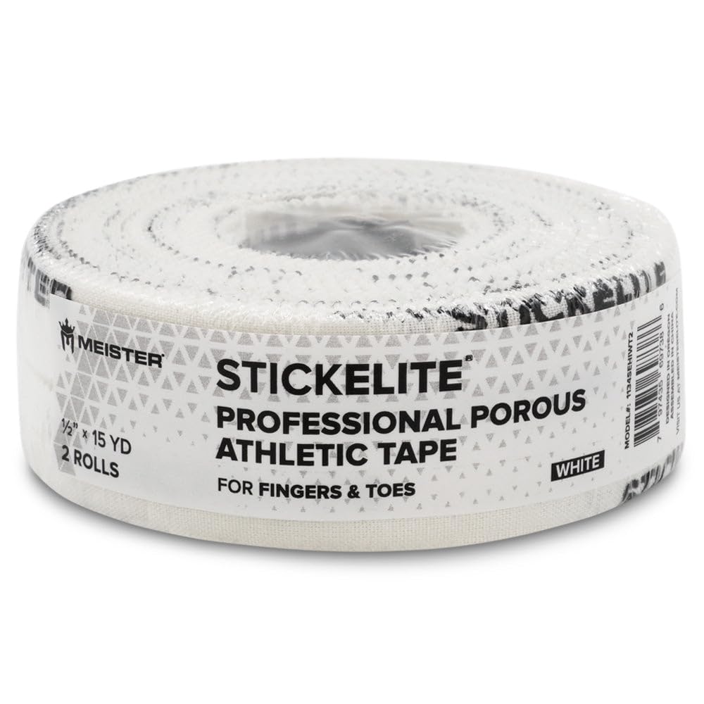 Meister StickElite Professional Porous Athletic Tape for Fingers & Toes - 15yd x 1/2