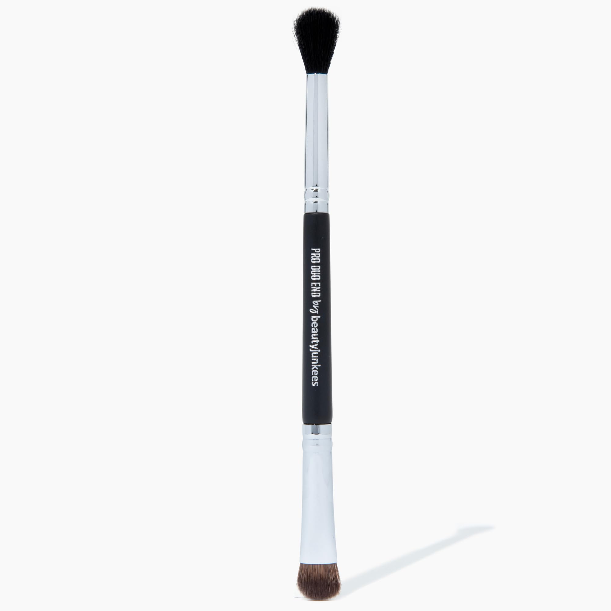 Double Ended Eye Shadow Brush Makeup – Eyeshadow Brush Set, Eye Makeup Brushes, Fluffy Eyeshadow Blending Brush, Flat Shader Brush Lid Packing, Crease Blender, Smudge Eye Brush, Cream Powder Make Up