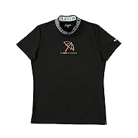 Arnold Palmer AP220301M06 Women's Logo JQ Mock Neck Short Sleeve Shirt Golf Wear