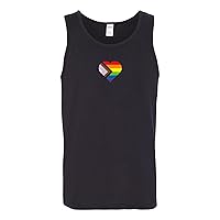 Pride Flag Heart - Pride Month LGBTQIA Love Identity Tank Top