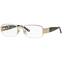 VE 1175B Eyeglasses w/Gold Frame and Non- 53 mm Diameter Lenses,