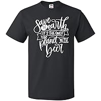 inktastic Save The Earth- Its The Only Planet with Beer T-Shirt