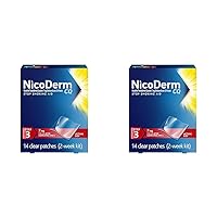 NicoDerm CQ 7mg Step 3 Nicotine Patches to Help Quit Smoking - Stop Smoking Aid, 14 Count (Pack of 2)