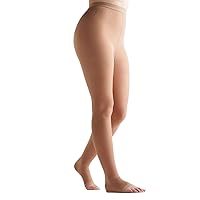Women’s Open Toe 20-30 mmHg Graduated Compression Pantyhose – Firm Pressure Compression Garment