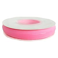 Multi Colors Stretchy Silicone Elastic Tape 5/8'' Width for Garment Accessory & Hairbow 5 Yards per Roll (Pink)