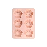 Chocolate Silicone Molds,Candy Molds,6 Cavity Cat Paw Silicone Resin Mold Fondant Mould Cake DIY Supplies Pastry Baking Decorating Tool Ornament Soap Mold