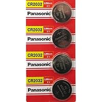 (4pcs) PANASONIC Cr2032 3v Lithium Coin Cell Battery for Misfit Shine Sh0az Personal Physical Activity Monitor