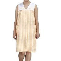 Ezi Women's Duster7 Sleeveless Cotton-Rich House Dress
