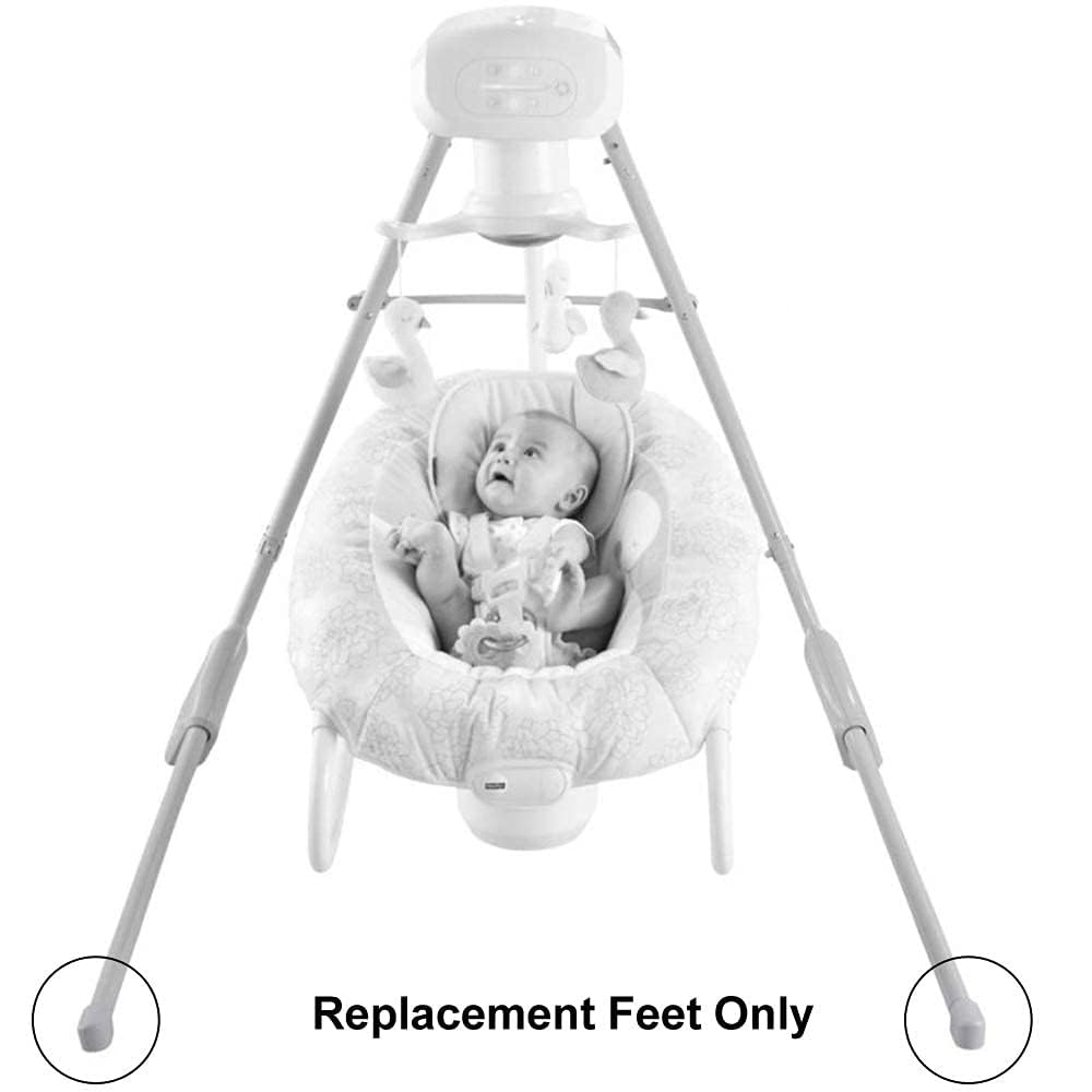 Replacement Parts for Fisher-Price Swing - Deluxe Cradle 'n Swing FHW45 Plus Many More ~ See List Below ~ Includes 2 Replacement Feet