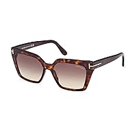 Tom Ford WINONA FT 1030 Dark Havana/Light Brown Shaded 53/15/140 women Sunglasses