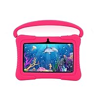 Kids Tablet Q8,7 inch Android Tablet PC,2GB RAM 32GB ROM,WiFi,Dual Camera,Educational,Games,Parental Control APP(Pink)
