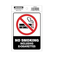 Hillman 843376 No Smoking Or E-Cigs Sign (4