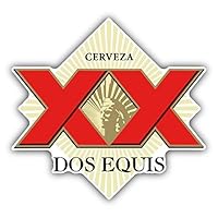 Dos Equis Cerveza Mexican Beer Drink Car Bumper Sticker Decal 5