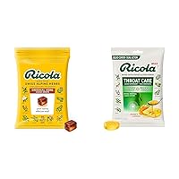 Ricola Original Herb Cough Drops, 115 Count Max Honey Lemon Throat Care Drops, 34 Count