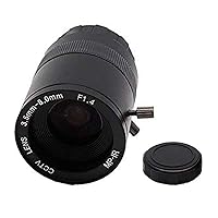 3.5-8.0mm F1.4 CCTV Lens CS Mount Manual Focus Zoom Focal IR 1/3