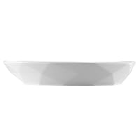 CAC China ART-110 Artdeco 60 oz Porcelain Geometric Shape Pasta Bowl (Box of 12), 11-1/4