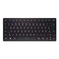 Cherry KW 9200 Mini Wireless Rechargable Compact Keyboard. with Bluetooth 5.0 and Wired Connectivity
