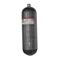 TUXING 4500Psi Carbon Fiber Scuba Tank 6.8L 414Cu in 6800CC High Pressure Composite Cylinder,Diving Tank,Deep Dive Gas Cylinder,Pcp Air Tank for Pcp Air Rifle Fire-fighting Snorkeling Water Sports