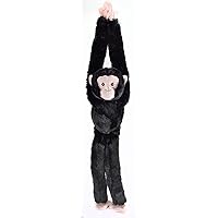 Wild Republic Ecokins Hanging Chimp, Stuffed Animal, 22 inches, Gift for Kids, Plush Toy, Made from Spun Recycled Water Bottles, Eco Friendly, Child’s Room Decor