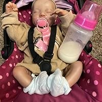 Lifelike Reborn Baby Dolls 19 inch Cute Sleeping Newborn Baby Doll Realistic Girl Soft Silicone Baby Real Life Babies Dolls Toddler Reborn Toys for Age 6~12 Year Old Girls