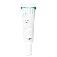 Purifying Fluid - Zinc Face Cream for Women and Men - Fast Absorbing Face Cream for Redness and Blemish Prone Skin - Hypoallergenic for All Skin Types - Natural, Organic, Vegan - 1 oz