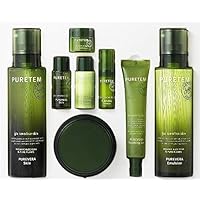 Puretem Purevera Facial Skin Care 3 Items Set (100% Organic Aloe Vera) by Kwailnara