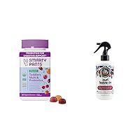 SmartyPants Organic Toddler Multivitamin Gummies & So Cozy Leave in Conditioner for Kids' Curly Hair, 60 Count