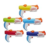 NERF Super Soaker Piranha Multipack Includes 5 Piranha Water Blasters, Each Tank Holds 6 Fl. Oz., Fun for Kids and Adults (Amazon Exclusive)