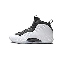 Nike Little Foamposite One White Black Blue Grade School CZ2548-100