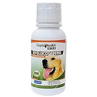 LIQUIDHEALTH 8 Oz K9 Liquid Glucosamine for Dogs, Puppies and Senior Canines - Chondroitin, MSM, Hyaluronic Acid – Joint Health, Dog Vitamins Hip Joint Juice, Dog Joint Oil