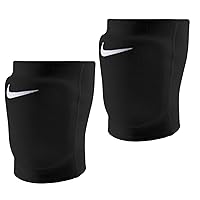 Nike Premium Dri-Fit Knee Pads (1 Pair), Essential/Streak/Varsity, Cushioning/Sweat-wicking/Unisex (Essential Black - M/L)