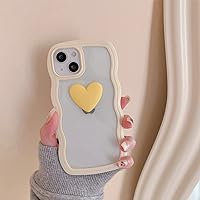 for Aesthetic Phone Case for iPhone 13 12 11 Pro XS Max X XR Cute Clear Soft Silicone Back Cover,Yellow,for iPhone 12