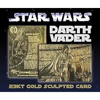 Star Wars Darth Vader 23KT Gold Card Sculptured NM-MT Limited Edition #/10,000