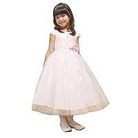 Girls Divine Tulle Dress Pink (Kid 1185)