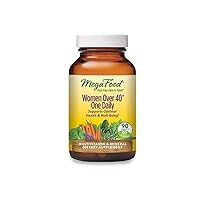 MegaFood Women's 40+ One Daily - Mineral & Multivitamin Supplement for Women with Vitamin B, C, & D, Folate, Biotin & Iron - Non-GMO, Gluten-Free, Vegetarian, and Made without Soy & Dairy - 90 Tabs