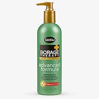 ShiKai Borage Therapy Body Moisturizer Advanced Formula (8 oz) | Fragrance Free | Hydrating Lotion for Dry Hands & Body | With Oatmeal & Shea