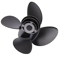 Rareelectrical New Aluminum Propeller Compatible with Mercury by Part Number 9513-140-21 Diameter 14