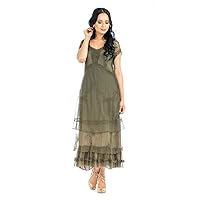 Women's Arrianna True Romance Vintage Style Party Dress in Olive