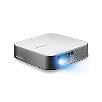 ViewSonic M2e 1080p Portable Projector with 1000 LED Lumens, H/V Keystone, Auto Focus, Harman Kardon Bluetooth Speakers, HDMI, USB C, 16GB Storage, Stream Netflix with Dongle