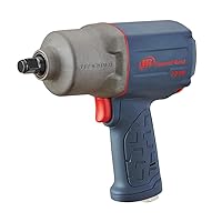 Ingersoll Rand 2235TiMAX 1/2” Drive Air Impact Wrench – Lightweight 4.6 lb Design, Powerful Torque Output Up to 1,350 ft-lbs, Titanium Hammer Case, Max Control, Gray