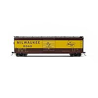 Milwaukee Road Box Car with Sliding Door Running Number 2118 HO Scale Train Rolling Stock HR6584C