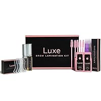 Pro Eyebrow Lamination Kit by Luxe Cosmetics - Perfectly Laminated Brows for 8 Weeks - Easy DIY, 3 Full Applications - Complete Brow Lamination Kit at Home for Fuller and Thicker Eyebrows