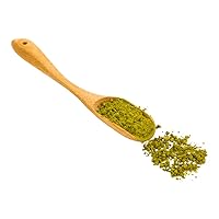 Restaurantware Dojo 4.7 Inch Matcha Spoon 1 Durable Wooden Teaspoon - With Hanging Hole Heat-Resistant Natural Bamboo Wooden Spoon For Tea Scoop And Mix Green Tea Spice Salt Or Sugar