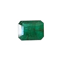 TGSC 2.84 Ct 100% Natural Emerald Size 9.50x7.50 mm Cut Faceted Loose Gemstone Best For Making Pendant, Ring Jewelry-AAA Quality Zambian Emerald Masterpiece