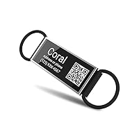 QR Code Slide On Dog Tag,Dog Tags Personalized for Pets,Custom Dog Name Tags,Dog ID Tags Personalized,Silent Noiseless Dog Tag -Free Online &Scan QR Receive Instant Location Alert Email