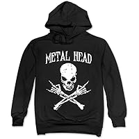 Unisex Metal Head Fashions with Popular logo on chest Hooded Sweatshirt