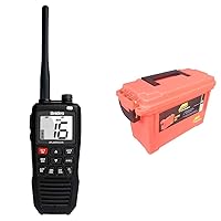 Uniden Atlantis 275 Handheld Marine Radio + Plano 131252 Emergency Marine Box