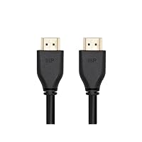 Monoprice 8K Certified Ultra High Speed HDMI 2.1 Cable - 5-Pack, 48Gbps, Compatible with Sony PlayStation, Microsoft Xbox Series X and S, 15 feet, Black