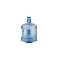 New Wave Enviro Polycarbonate Water Bottle, 2-Gallon, Screw Top Cap with Integrated Handle for Easy Carrying, Built for Durability, Blue